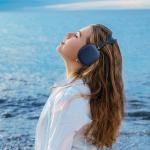 Silicone Carrying Case Replacement for AirPods Max Headphone (Sky Blue)