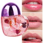 Sparkling Heart-Shaped Lip Gloss, Multicolor (Pack of 1).