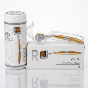 Golden Derma Roller with 192 Titanium Alloy Needles (0.5mm, Gold)