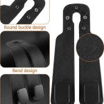 Pack of 2 Double Hooks for Car Seat Back, Car Seat Double Hook Back Hook, Car Hook for Headrest, Leather Car Seat Back Double Hook..