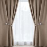 2 Pair Magnetic Curtain Tiebacks Convenient Drape Tie Backs-Pearl Decorative Rope Holdback Holder(2 pair).White