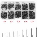500Pcs Fishing Hooks 3#-12# Carp Single Fish Hook Set Fly Fishing Accessories Jig Sea Hooks..