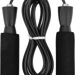 Jumping Skipping Rope for Gym Training, Exercise and Workout(Pack of 1).Black