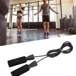 Jumping Skipping Rope for Gym Training, Exercise and Workout(Pack of 1).Black