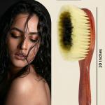 Dusting Brush/Wooden Base Barber Neck Hair Duster Brush for Salon And Home Use (PACK OF 1).