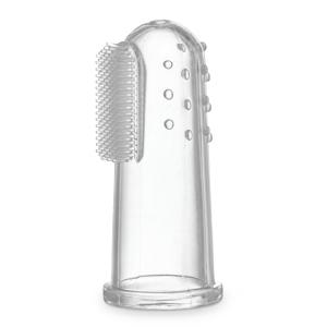 Baby Finger Brush - Baby Teeth Brush, Baby Silicone (Clear Color, Pack of 1)