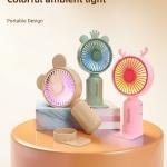 Rechargeable Mini Hand Fan with USB Charging( Pack o f 1)Beige.
