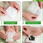 Cleansing Detox Foot Pads Toxins Stress Relief Pain Free Foot Pads for Release Body 1 Pack