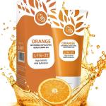 Orange Enzymes Exfoliating Gel for Face & Body | Deep Cleansing Moisturizing Facial Exfoliator..