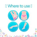 Bikini Saving Razor for Ladies Portable Shaving Kit with 3 Blades, Pink and Blue (Pack of 1).