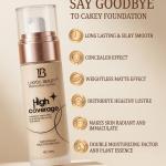 HIGH COVERAGE LONG LASTING MATTE FINISH WATERPROOF BASE FOUNDATION 1 Pcs