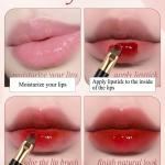 Silicone Lip Brush Lip Applicator with Cap Elastic Silicone Lip Balm (3 Piece)Multicolor