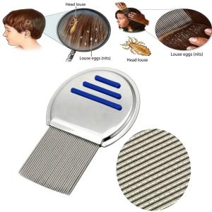 Stainless Steel (Pack of 1)  Steel Lice & nits removal comb for women hair(1 PCs).