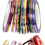 Nails Art Tape Lace Line Strips Decoration Stickers UV Gel Polish for Nail Art Decals 1 Pcs