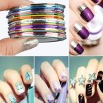 Nails Art Tape Lace Line Strips Decoration Stickers UV Gel Polish for Nail Art Decals 1 Pcs