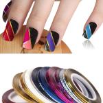 Nails Art Tape Lace Line Strips Decoration Stickers UV Gel Polish for Nail Art Decals 1 Pcs