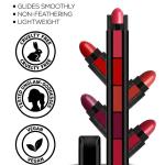 Red Edition 5 in 1 Matte Lipstick (Red, 7.5 g)  (Multi, 7.5 g)