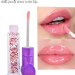 glitter lip gloss lipstick (Pack Of 1)..