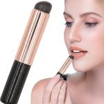 Silicone Lip Brush Lip Applicator with Cap Elastic Silicone Lip Balm (3 Piece)Multicolor