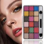 OB 18 color shimmer eyeshadow | smokey eyeshadow | professional eyeshadow 16 g  (MULTICOLOR)
