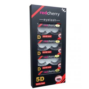 5D Eyelashes Set, Mink Hair, (1 Piece)
