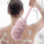 Loofahs for Bathing in Long Handle for Men and Women, (Pack of 1)