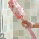 Loofahs for Bathing in Long Handle for Men and Women, (Pack of 1)