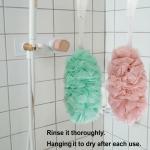 Loofahs for Bathing in Long Handle for Men and Women, (Pack of 1)
