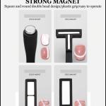 Gel Nail Polish Magnet, 5-in-1 Cross Shaped Cats Eye Gel Nail Polish(Pack of 1).