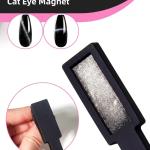 Gel Nail Polish Magnet, 5-in-1 Cross Shaped Cats Eye Gel Nail Polish(Pack of 1).