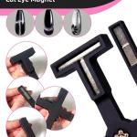 Gel Nail Polish Magnet, 5-in-1 Cross Shaped Cats Eye Gel Nail Polish(Pack of 1).
