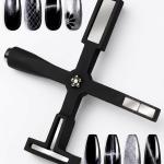 Gel Nail Polish Magnet, 5-in-1 Cross Shaped Cats Eye Gel Nail Polish(Pack of 1).