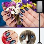 3D Tips Magnetic Nail Art Cat Eye Gel Polish Magnetic Stick 3D Line Strip  (Silver) 1 Pcs