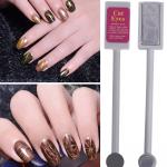 3D Tips Magnetic Nail Art Cat Eye Gel Polish Magnetic Stick 3D Line Strip  (Black) 1 Piece