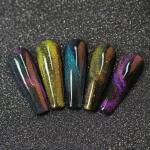 3D Tips Magnetic Nail Art Cat Eye Gel Polish Magnetic Stick 3D Line Strip  (Silver) 1 Pcs