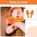 (10pair) Soft Silicone Noise Reduction Ear Plugs for Sleeping