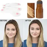 Dark Brown 2 in 1 Hair & Eyebrow Renewing Eye Shadow, Shaping, Hairline Powder 1 Pcs