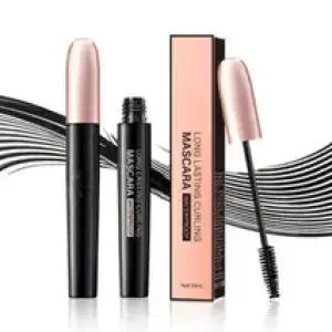 Long Lasting Curling Mascara | Waterproof | Volumizing & Defined Lashes 10 ml  (BLACK) 1 Pcs