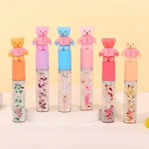 1Pcs Teddy Lip Gloss - Long-Lasting, Hydrating, Non-Sticky Formula