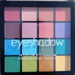 16 Color Matte Eye Shadow Palette 15 g  (Multcolor).