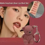 Teddy Bear Lipstick Key Chain| Long Lasting & Waterproof Lipsticks  2 Pcs