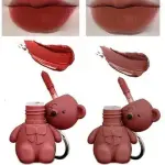 Teddy Bear Lipstick Key Chain| Long Lasting & Waterproof Lipsticks  2 Pcs