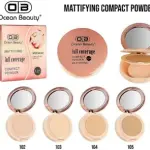 OCEAN BEAUTY Waterproof BB Makeup Setting 2in1 Full Coverage Oil Control Loose Compact Powder Compact  1 Pcs