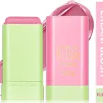 Lightweight Multi-Stick for Face Eyes & Lip Long lasting 3in1 Multi-Use Blusher  (pink)