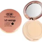 OCEAN BEAUTY Waterproof BB Makeup Setting 2in1 Full Coverage Oil Control Loose Compact Powder Compact  1 Pcs