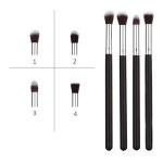 4 pcs Makeup Cosmetic Tool Eye Shadow Foundation Blending Brush