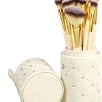 glowease Makeup Brush Organizer  (White) 1 Pcs
