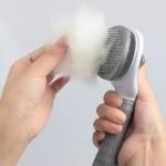 Self Cleaning Slicker Brush, Pet Grooming, Shedding Brush for Dogs and Cat Pet Massaging Tool