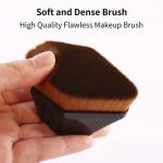 Flat Makeup Brush, Cosmetic Brush Droplet Shape 1 Pcs