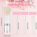 Makeup Brush Set 4 in 1 Portable Travel Blending Powder Foundation Brush